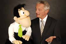 Business-Bauchredner: Motivationstrainer Herb